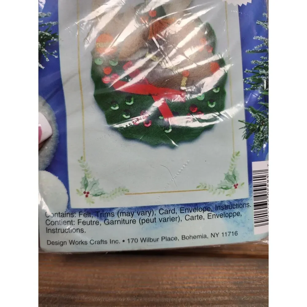 Felt Christmas Card Kit Design Works Reindeer